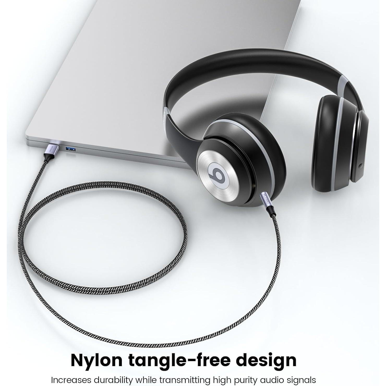 Cable USB a 2.5mm MOSWAG 1.83m Hi-Fi para Auriculares