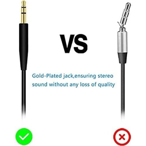 Cable de audio 3.5mm a 2.5mm Puiixur para Bose y AKG