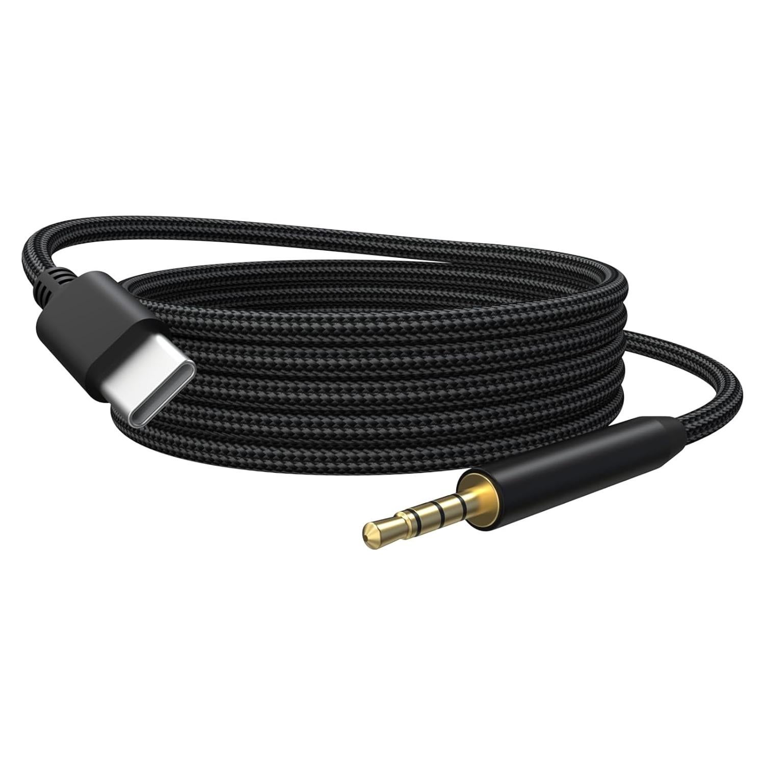 Cable de audio USB C a 2.5mm Toeasor para auriculares Bose