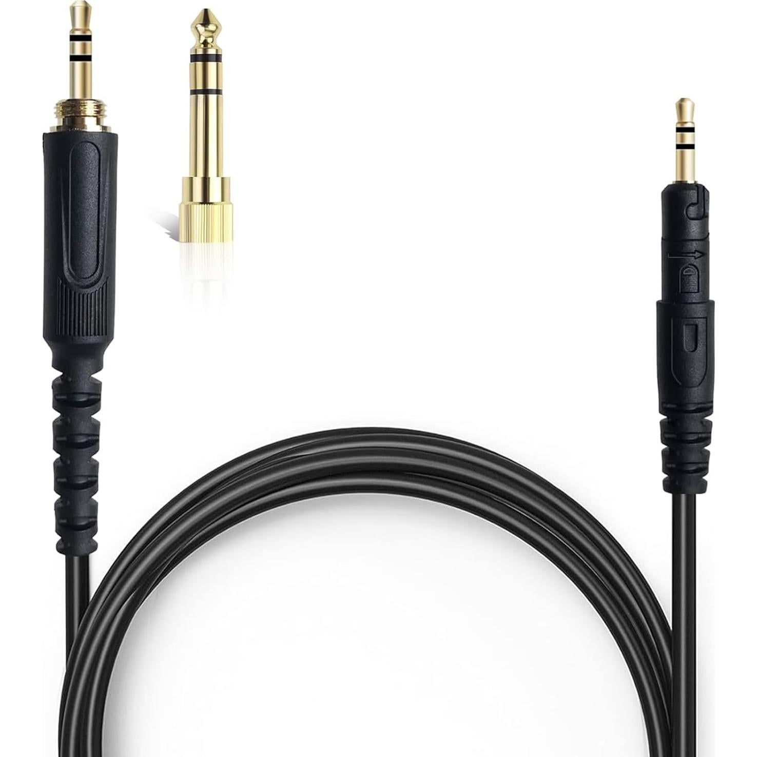 Cable de Reemplazo Zosvoses ATH-M50x 1.52m con Adaptador 6.35mm