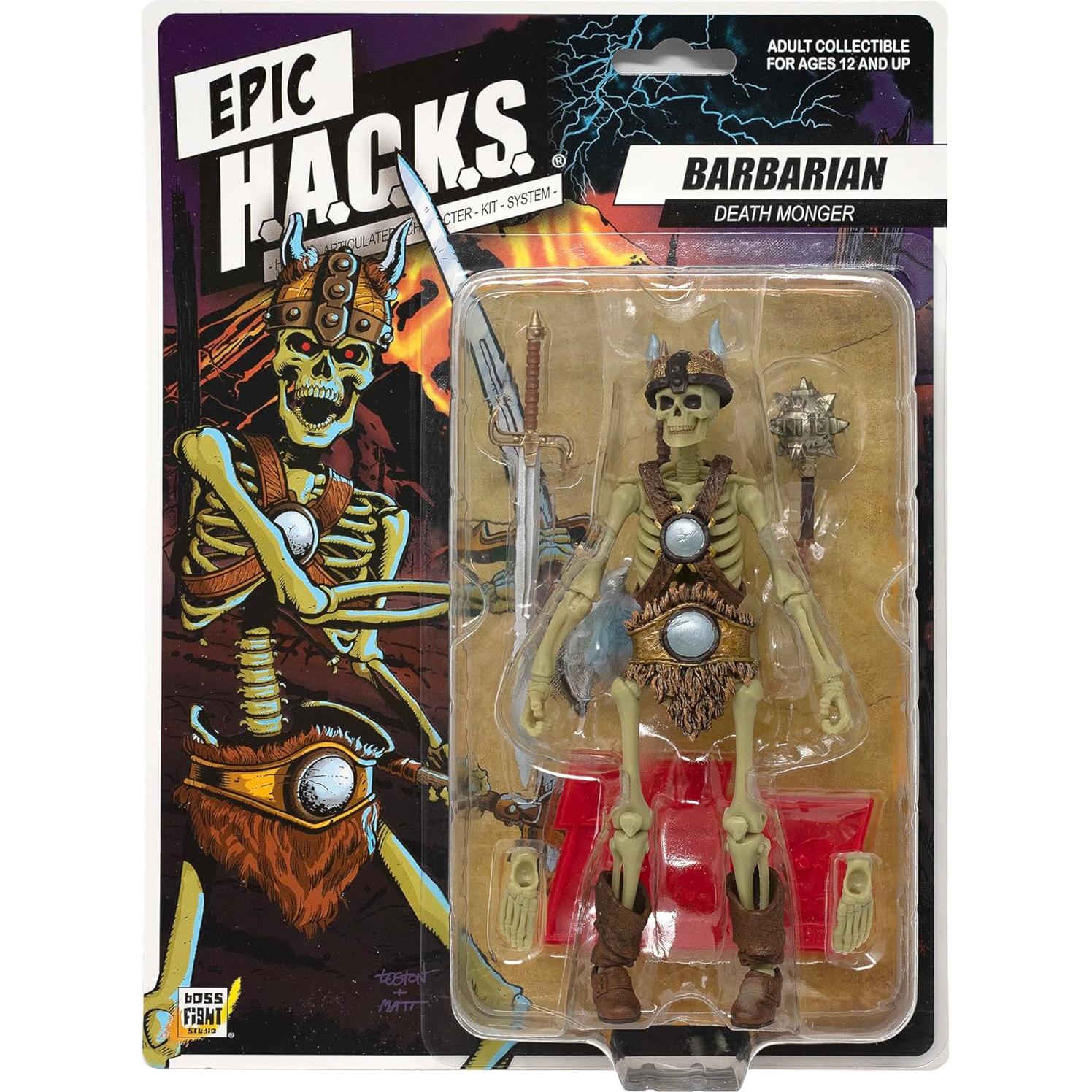 Figura de Acción Boss Fight Studio Esqueleto Bárbaro 1:12