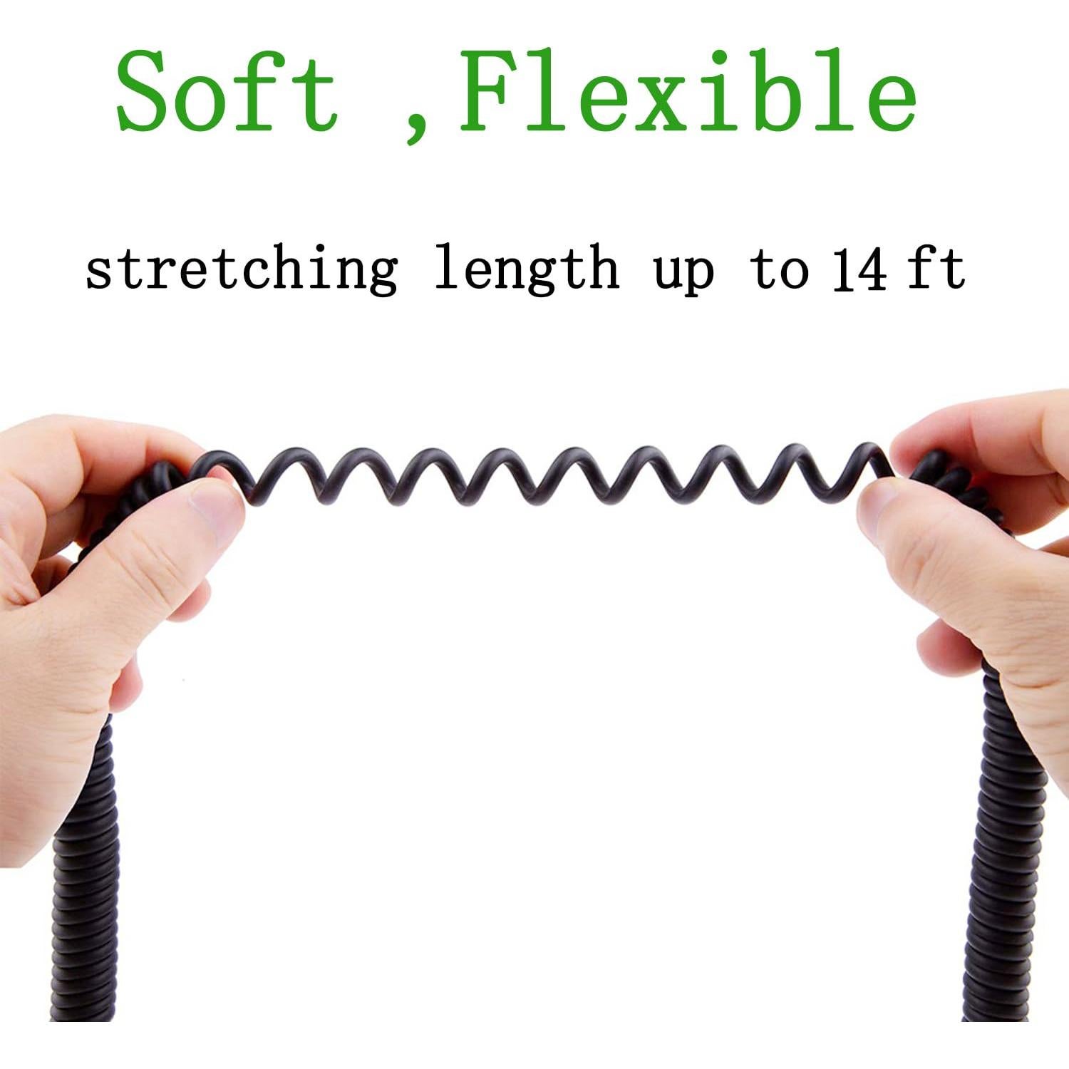 Cable de Audio Enrollado FAAEAL 4.5m para Auriculares Audio-Technica