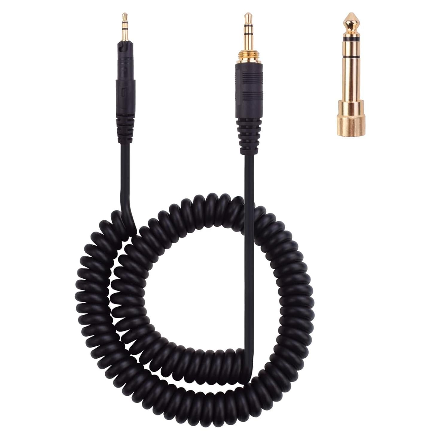 Cable de Reemplazo Espiral 1.2m-3m Audio-Technica ATH-M50x