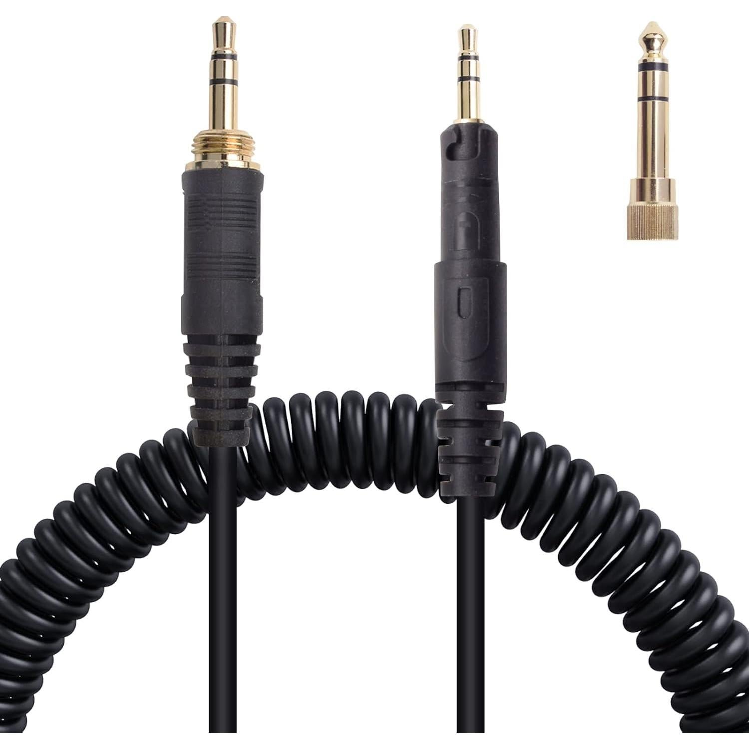 Cable de Reemplazo Espiral 1.2m-3m Audio-Technica ATH-M50x