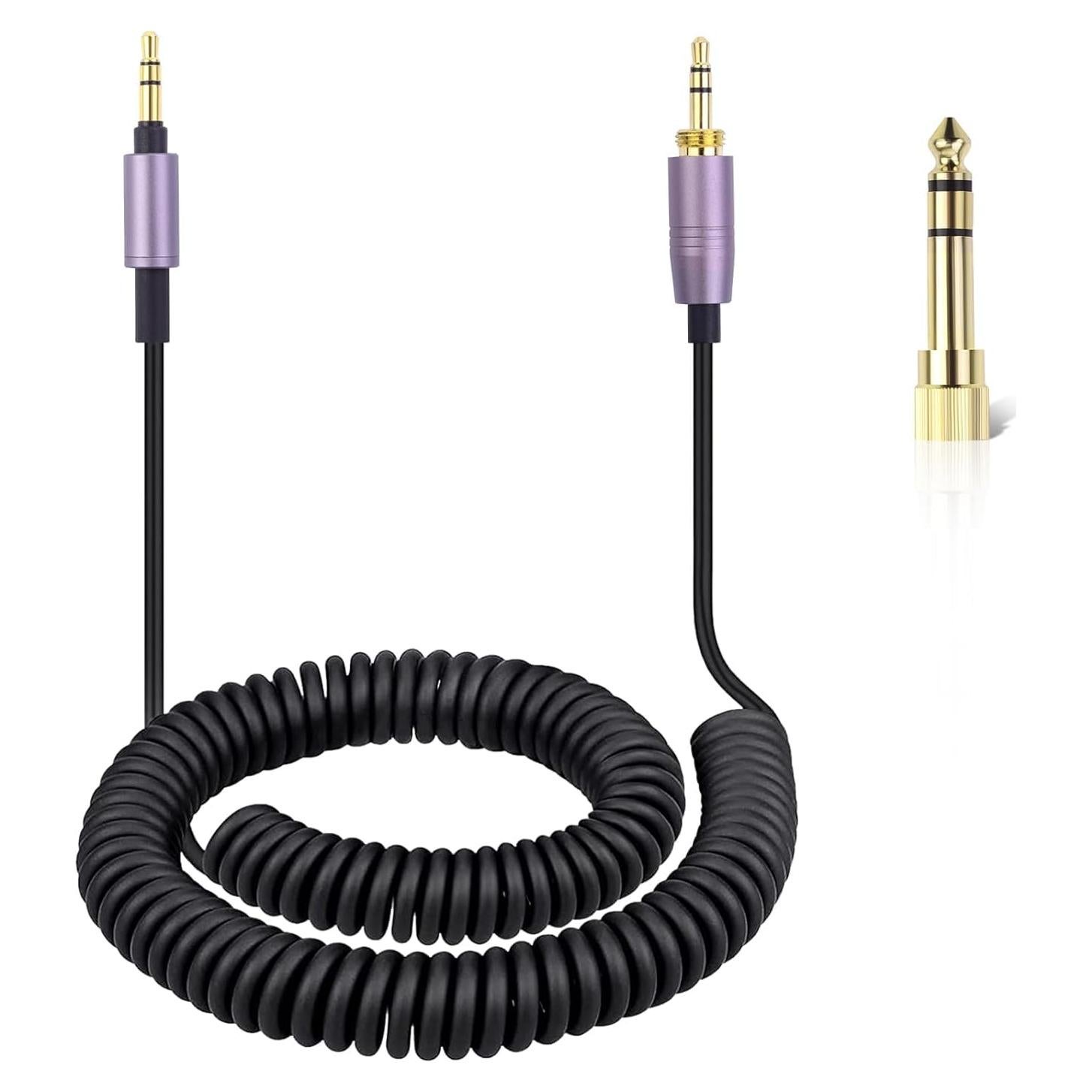 Cable de audio en espiral Hizsoaor 4.27m para Audio Technica