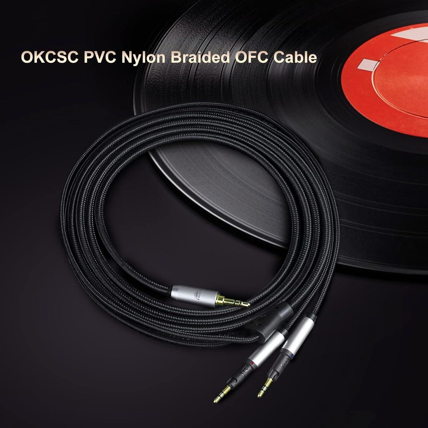Cable de Auriculares OFC okcsc R70X R70XA 1.98m 6.35mm