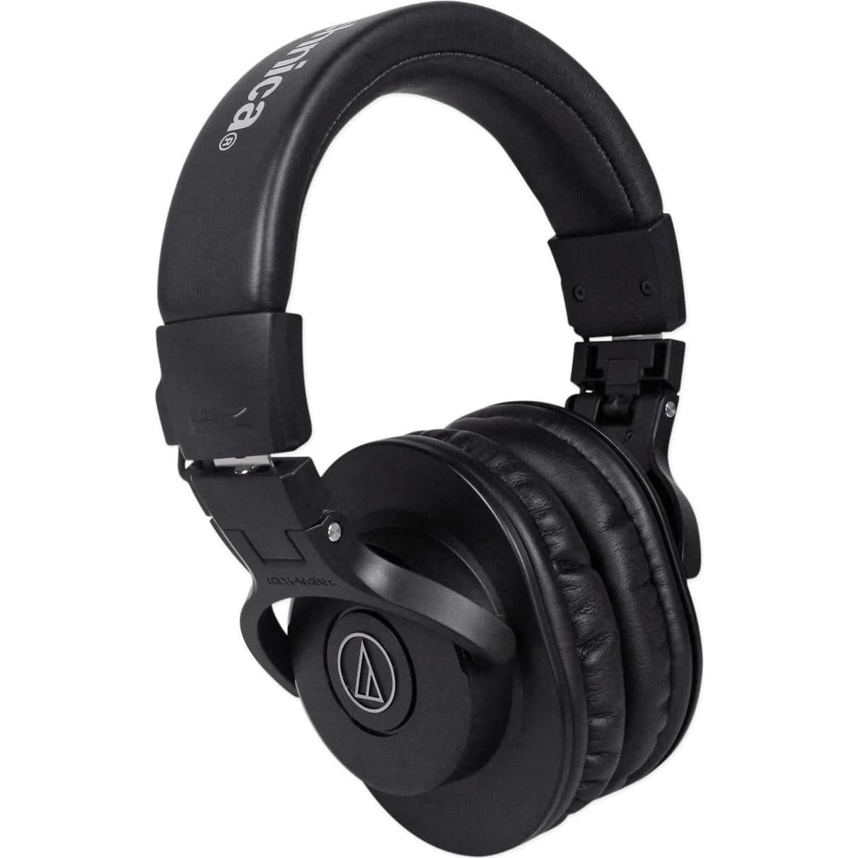 Auriculares de Estudio Audio-Technica ATH-M30X + Micrófono Rockville RMM-XLR
