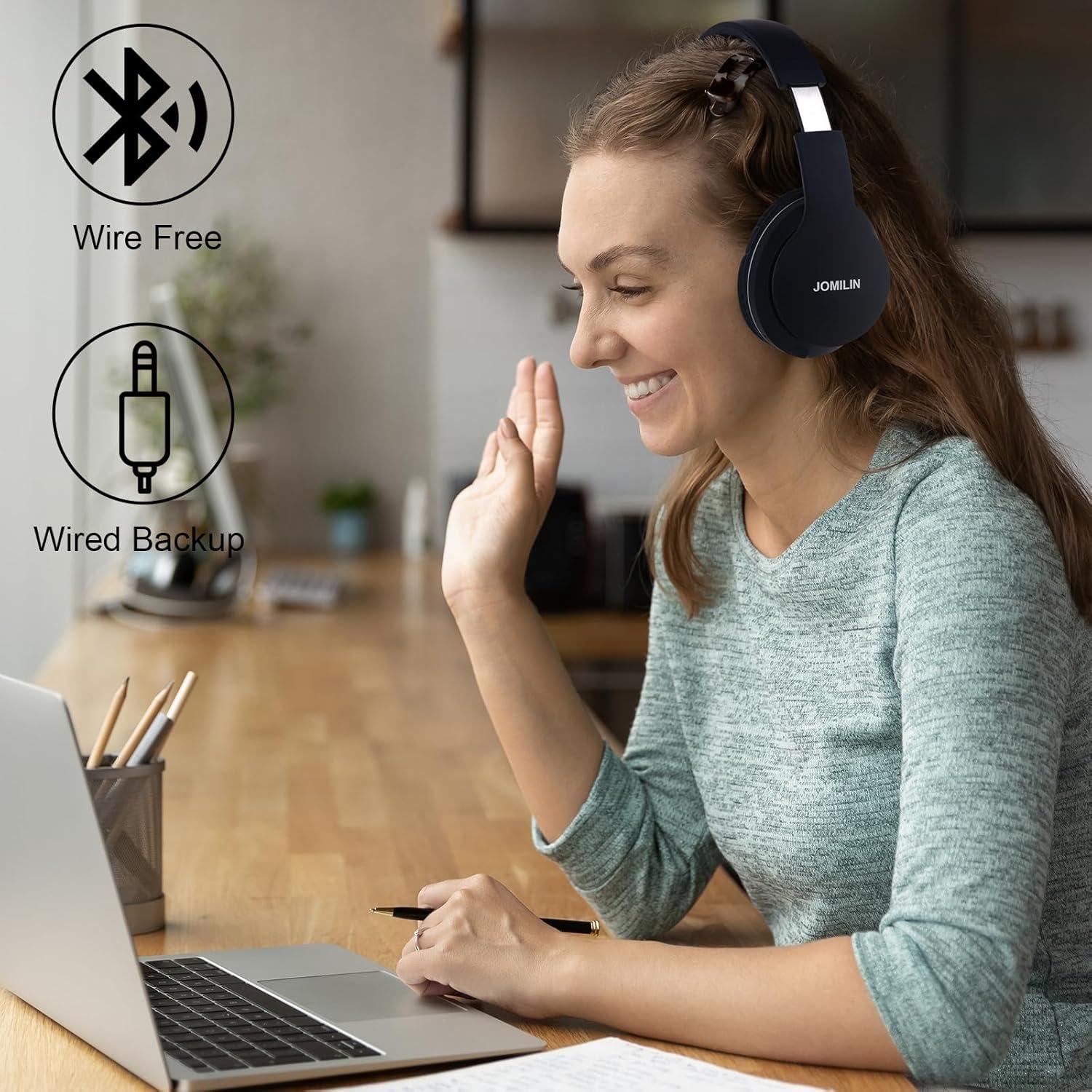 Auriculares Inalámbricos JOMILIN B9 Hi-Fi 60h Negro