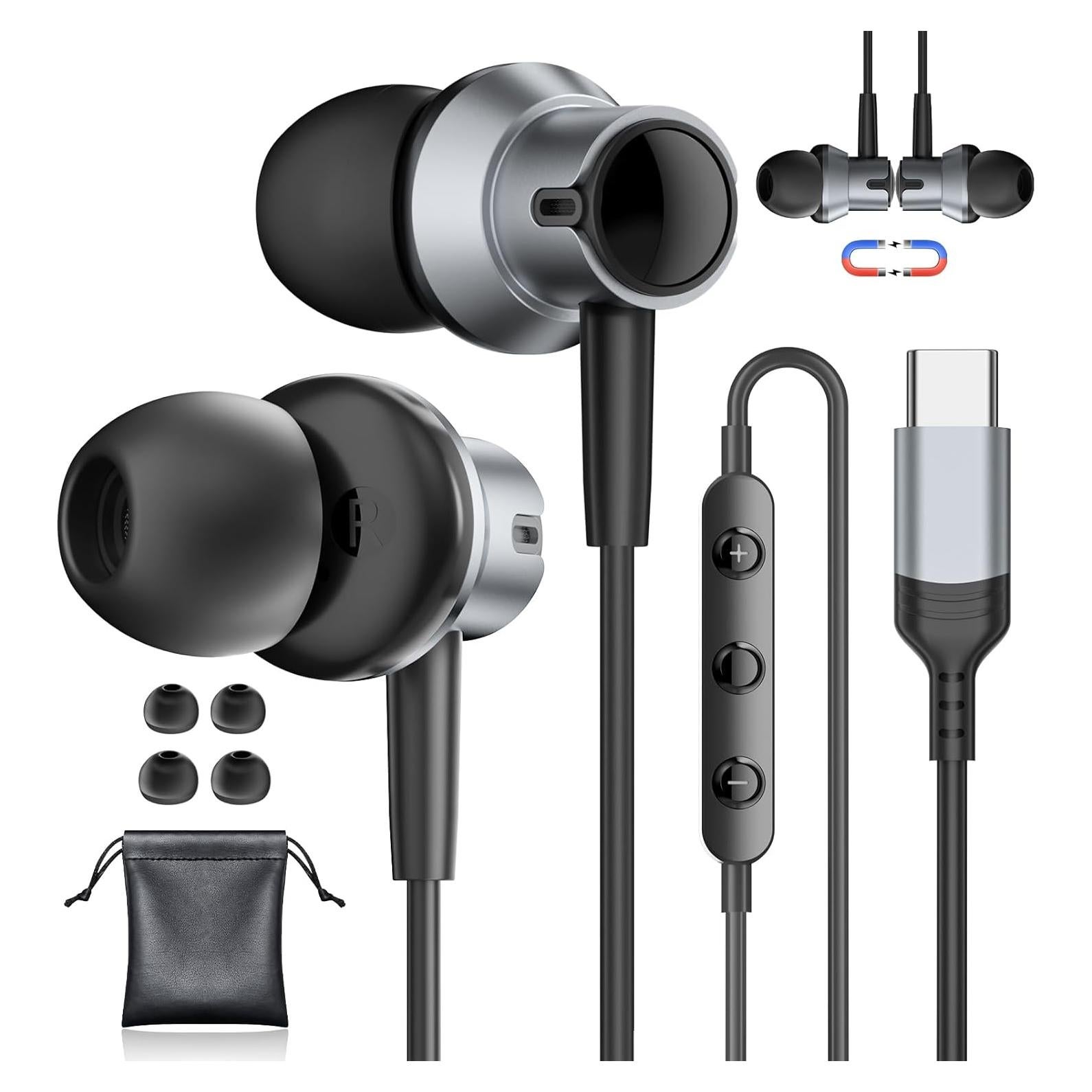 Auriculares USB C Gsangoo con Micrófono y Cancelación de Ruido