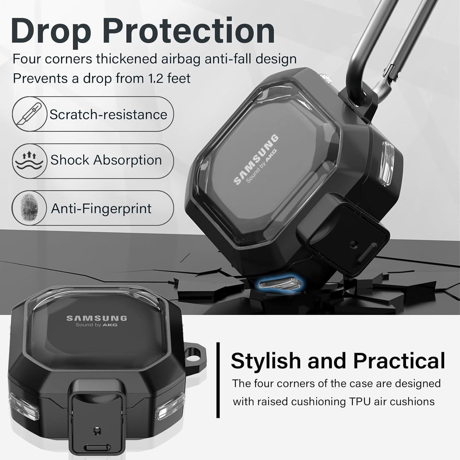 Funda Transparente con Bloqueo Galafoki para Galaxy Buds