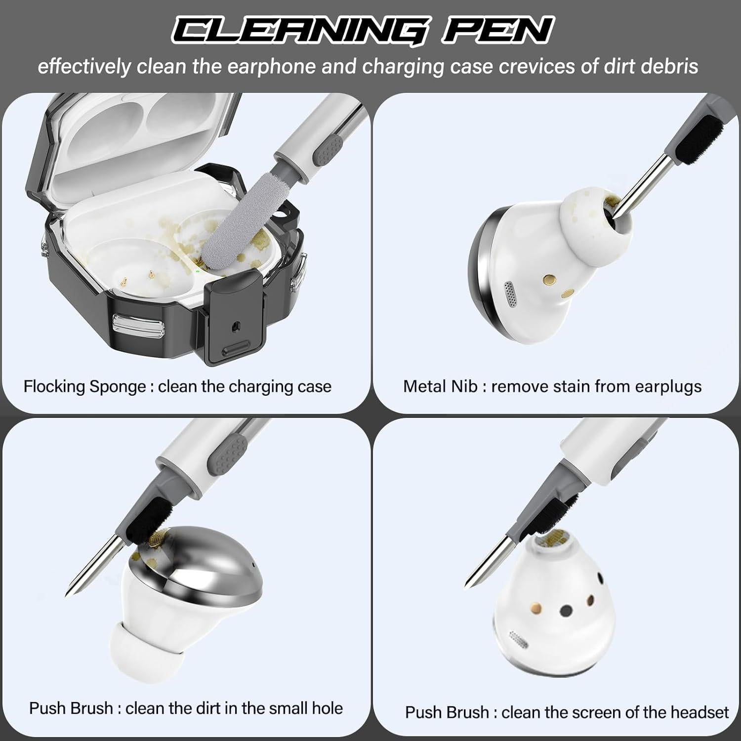 Funda Transparente con Bloqueo Galafoki para Galaxy Buds