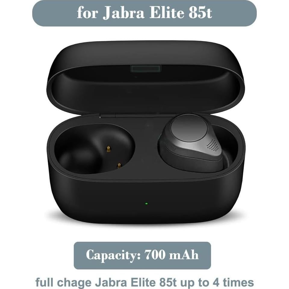 Estuche de Carga Jabra Elite 85t - 700mAh, Negro