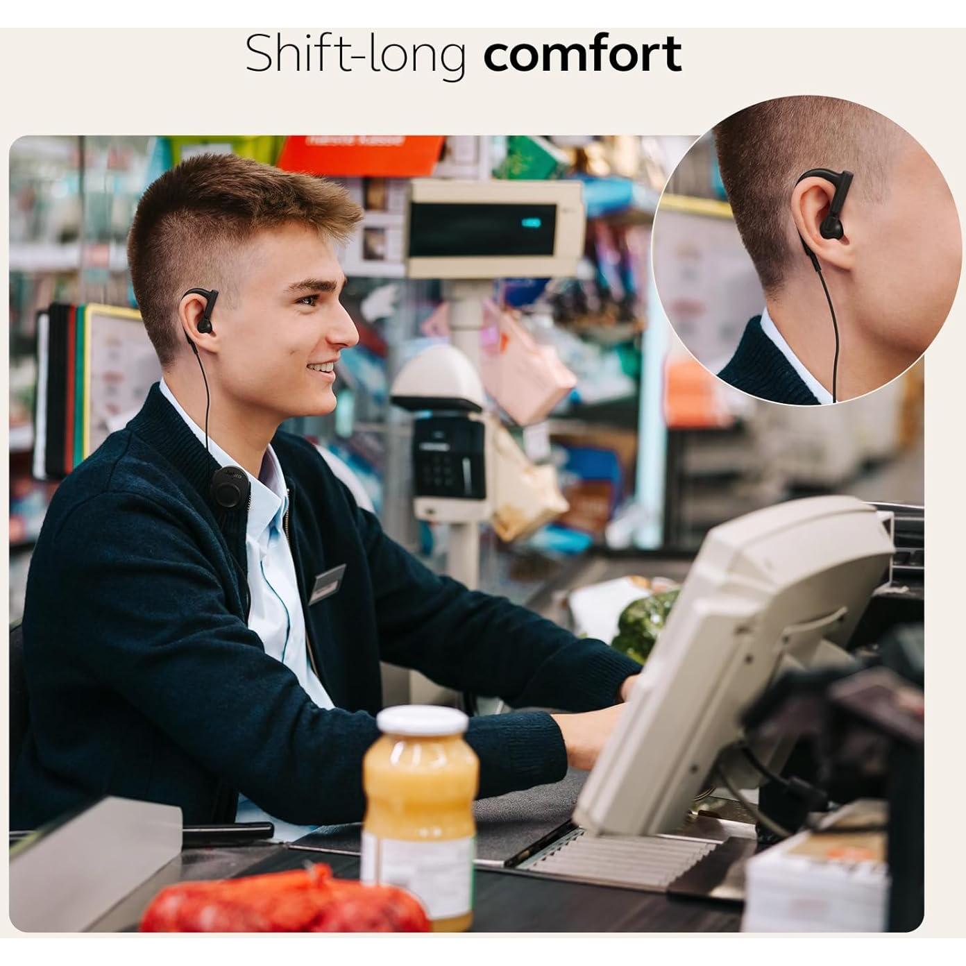 Auricular Jabra Perform 10 PTT con micrófono USB-C para Android