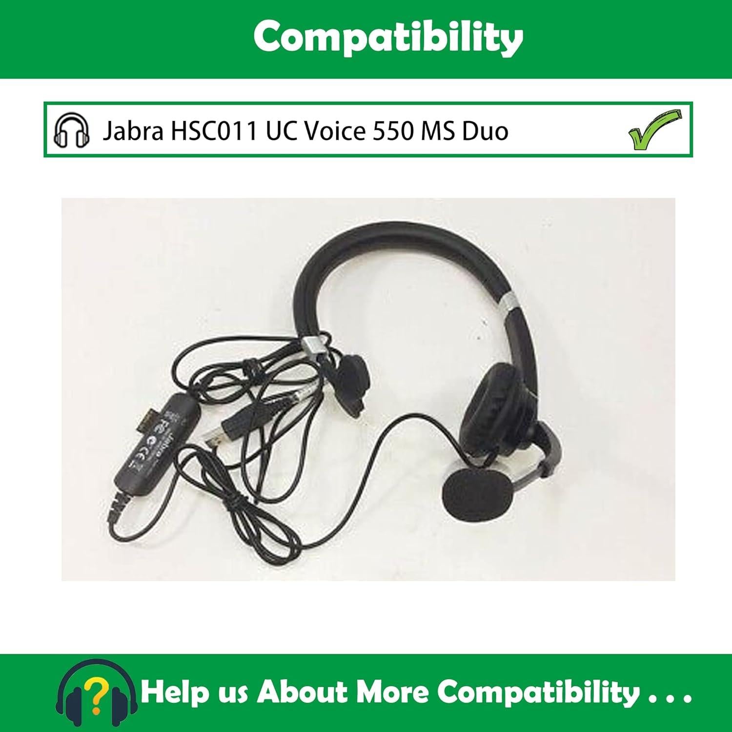 Almohadillas de Repuesto Jabra HSC011 UC Voice 550 MS Duo