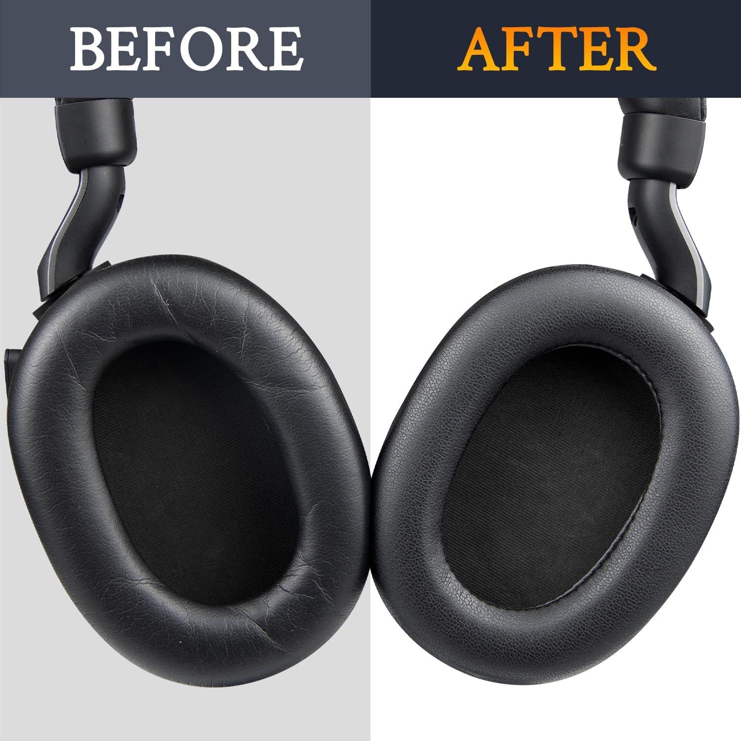 Almohadillas de Reemplazo SOULWIT para Jabra Evolve2 85 UC/MS - Negro