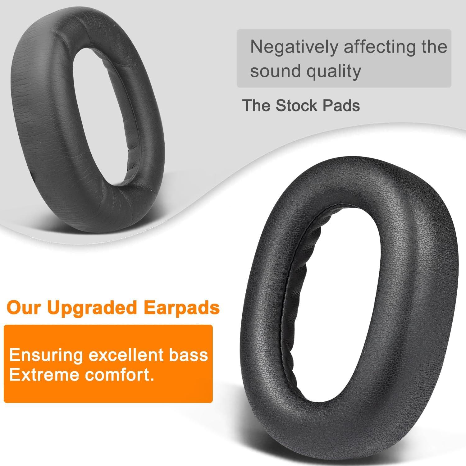 Almohadillas de Reemplazo SOULWIT para Jabra Evolve2 85 UC/MS - Negro