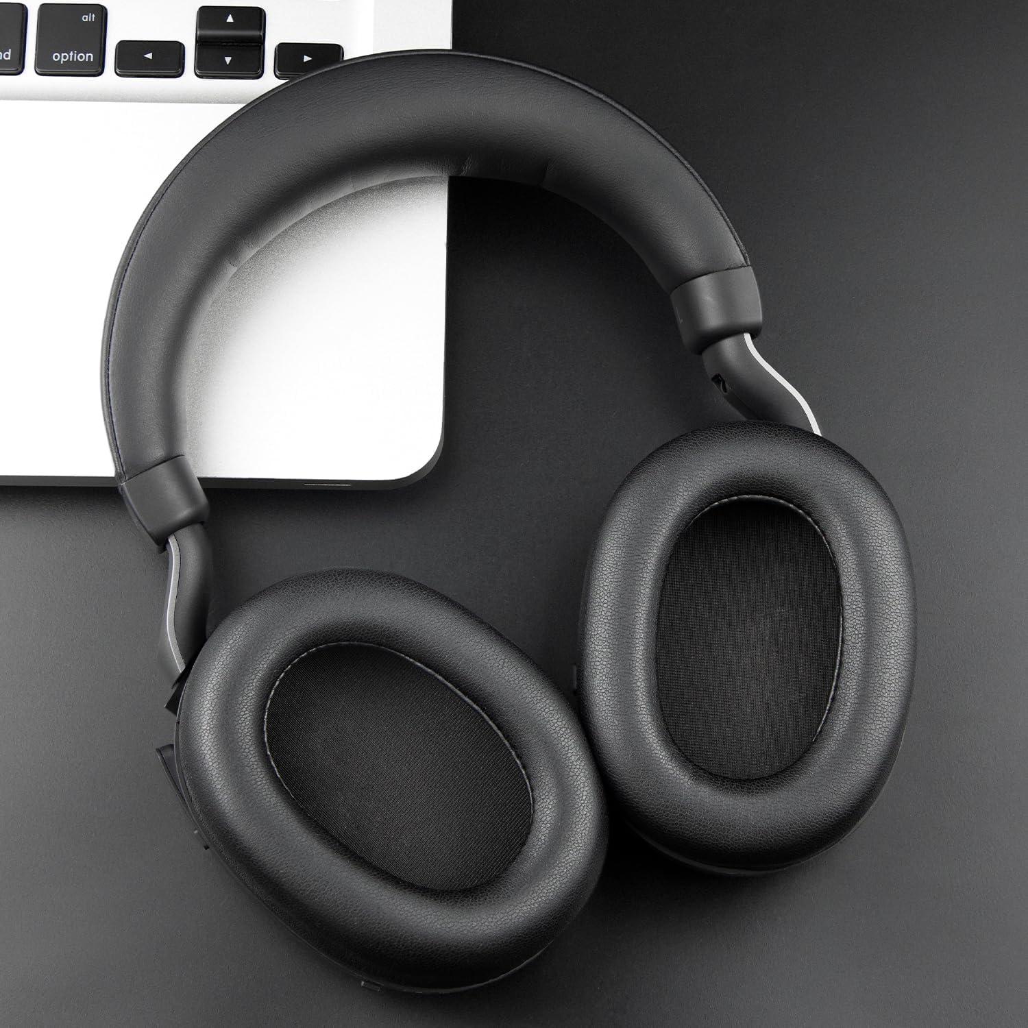 Almohadillas de Reemplazo SOULWIT para Jabra Evolve2 85 UC/MS - Negro