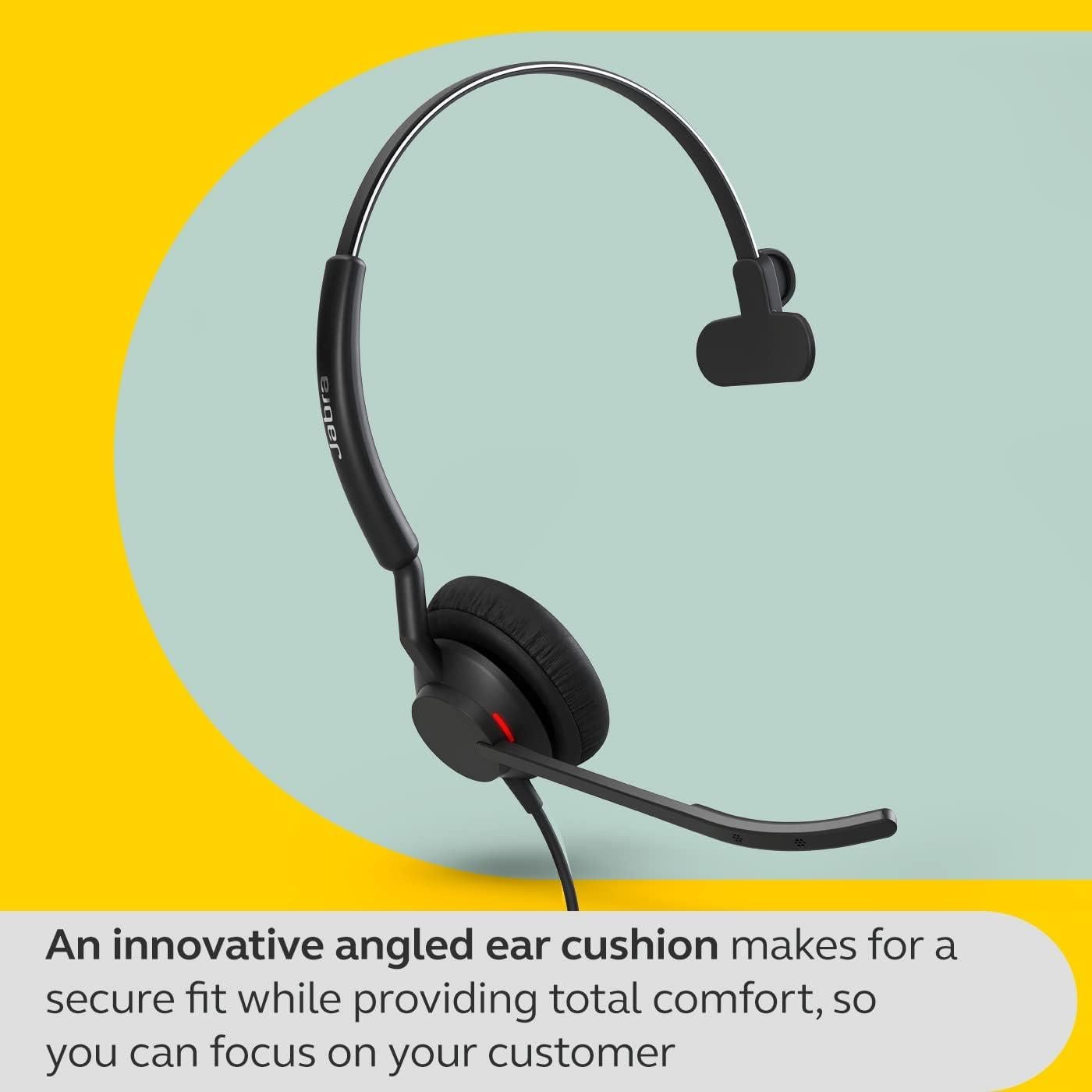 Auricular Mono Jabra Engage 40 UC con Cable USB-A y Cancelación de Ruido