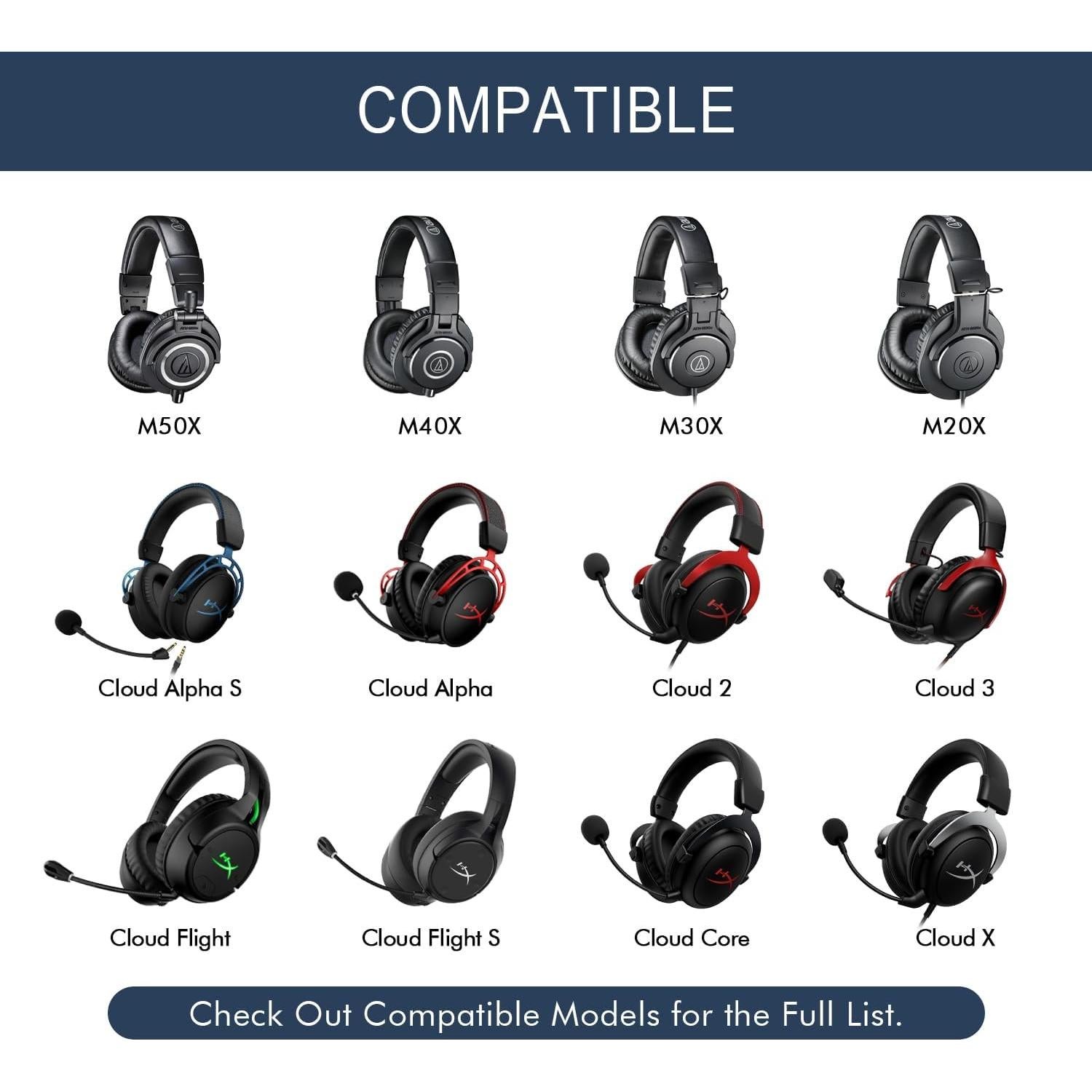 Almohadillas de Reemplazo GVOEARS para Auriculares - Gel Refrescante y Espuma de Memoria