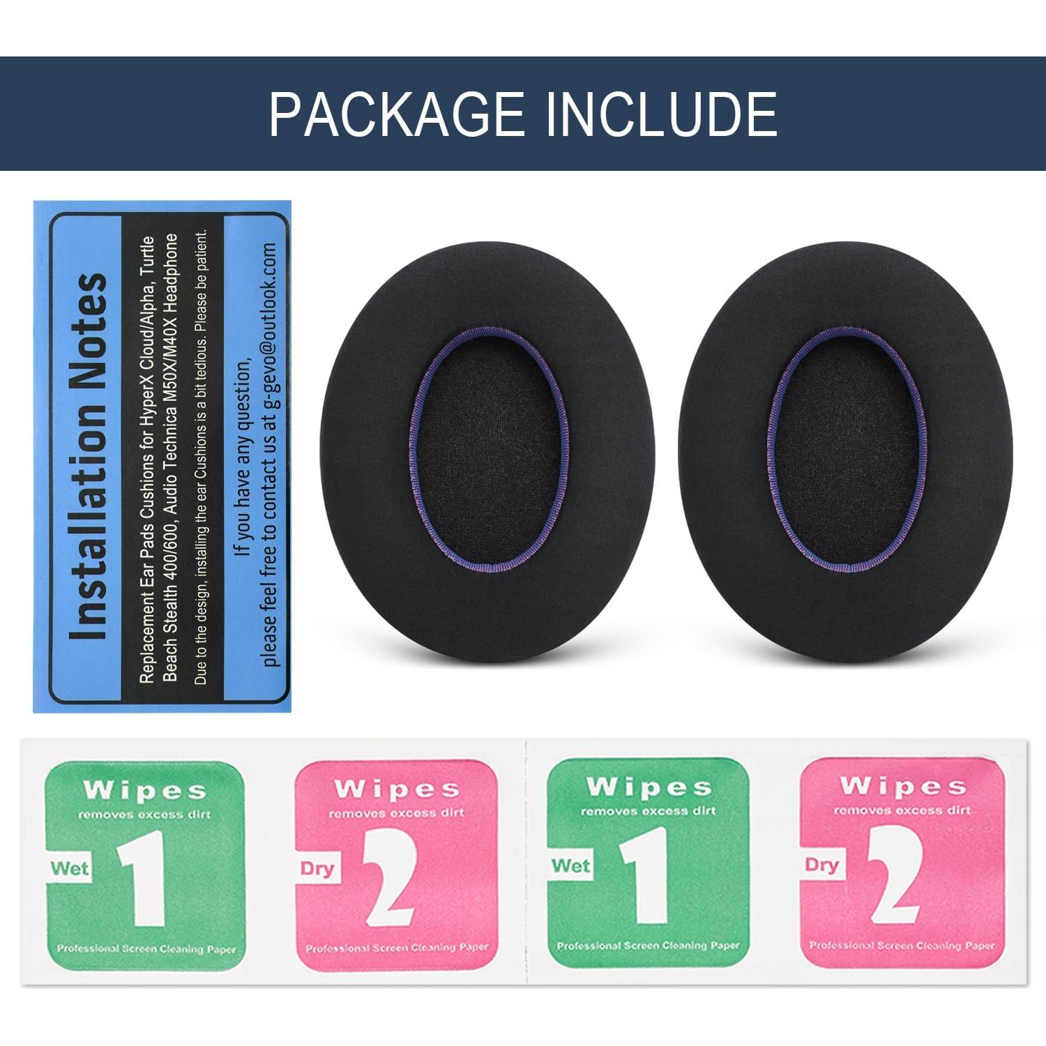 Almohadillas de Reemplazo GVOEARS para Auriculares - Gel Refrescante y Espuma de Memoria