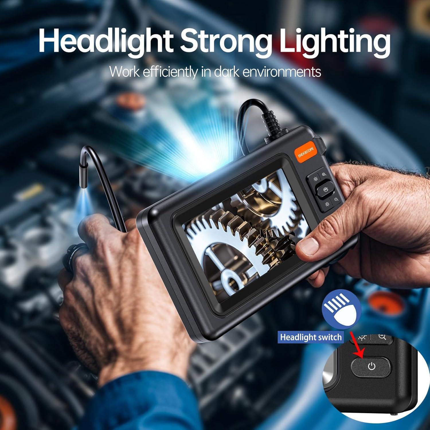 Cámara Endoscópica Anhendeler 5m HD IP67 con Luz