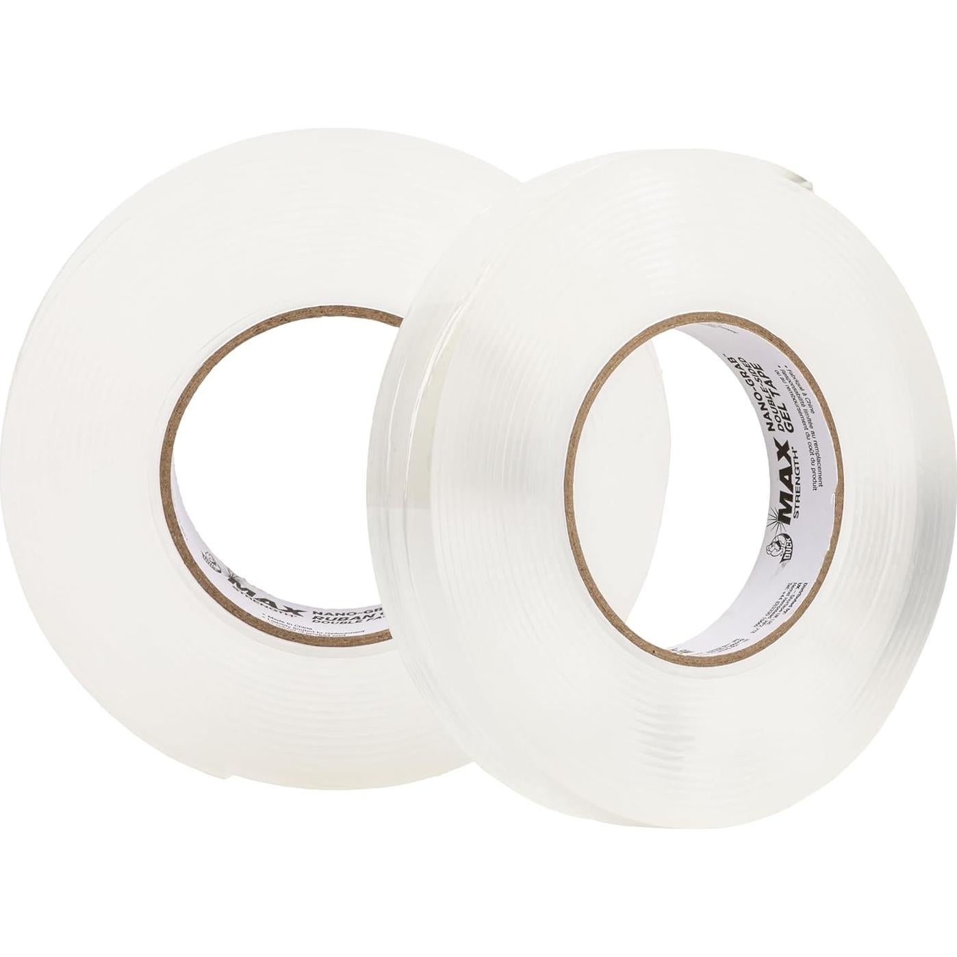 Cinta de Gel Doble Cara Duck 2 Rollos 2.39 cm x 6.1 m