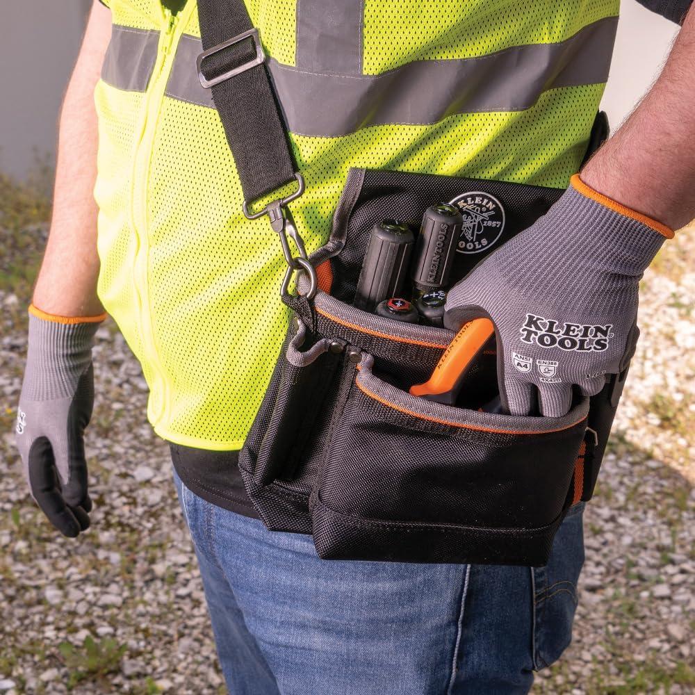 Guantes de Trabajo Klein Tools 60587, Nitrilo A4, 2 Pares