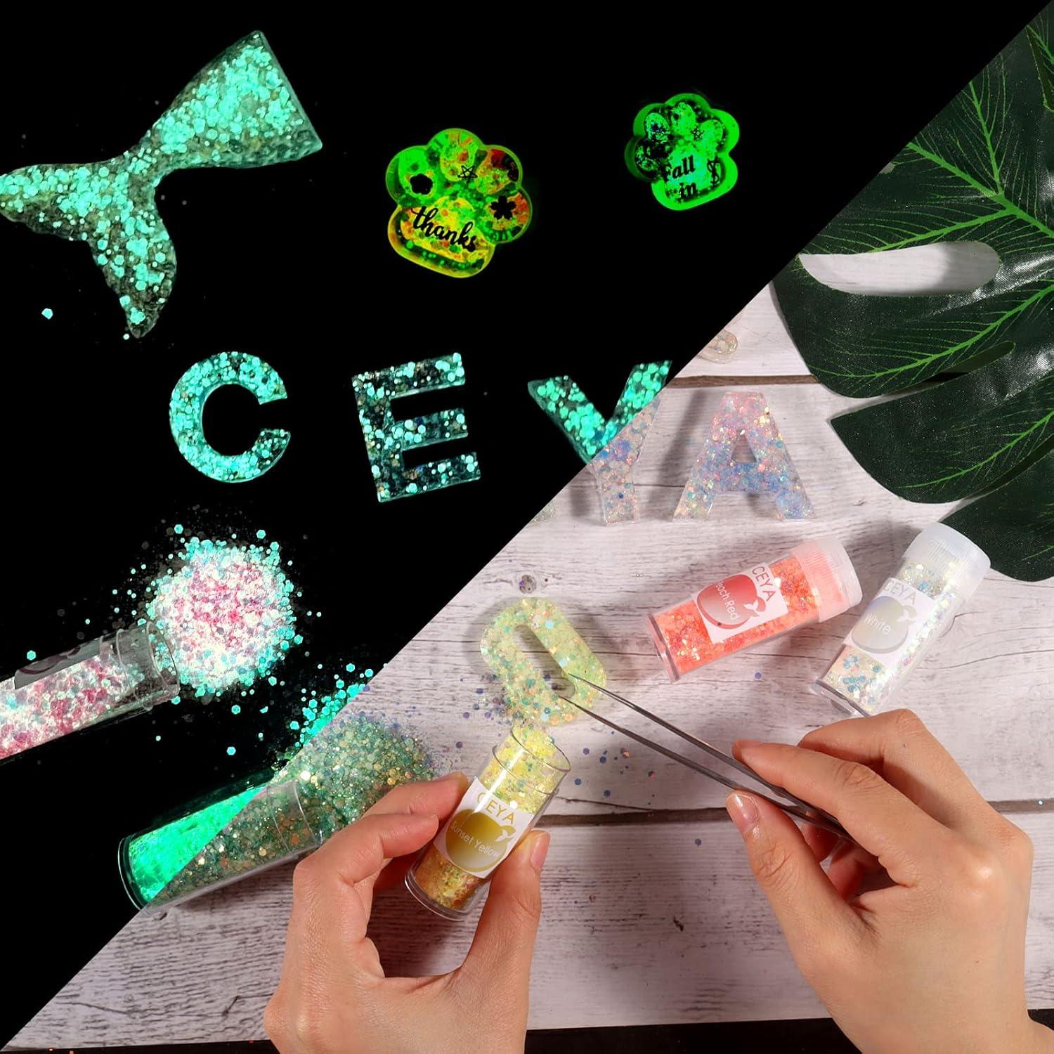 Set de Purpurina Brillante Ceya 18 Colores 180g para Manualidades