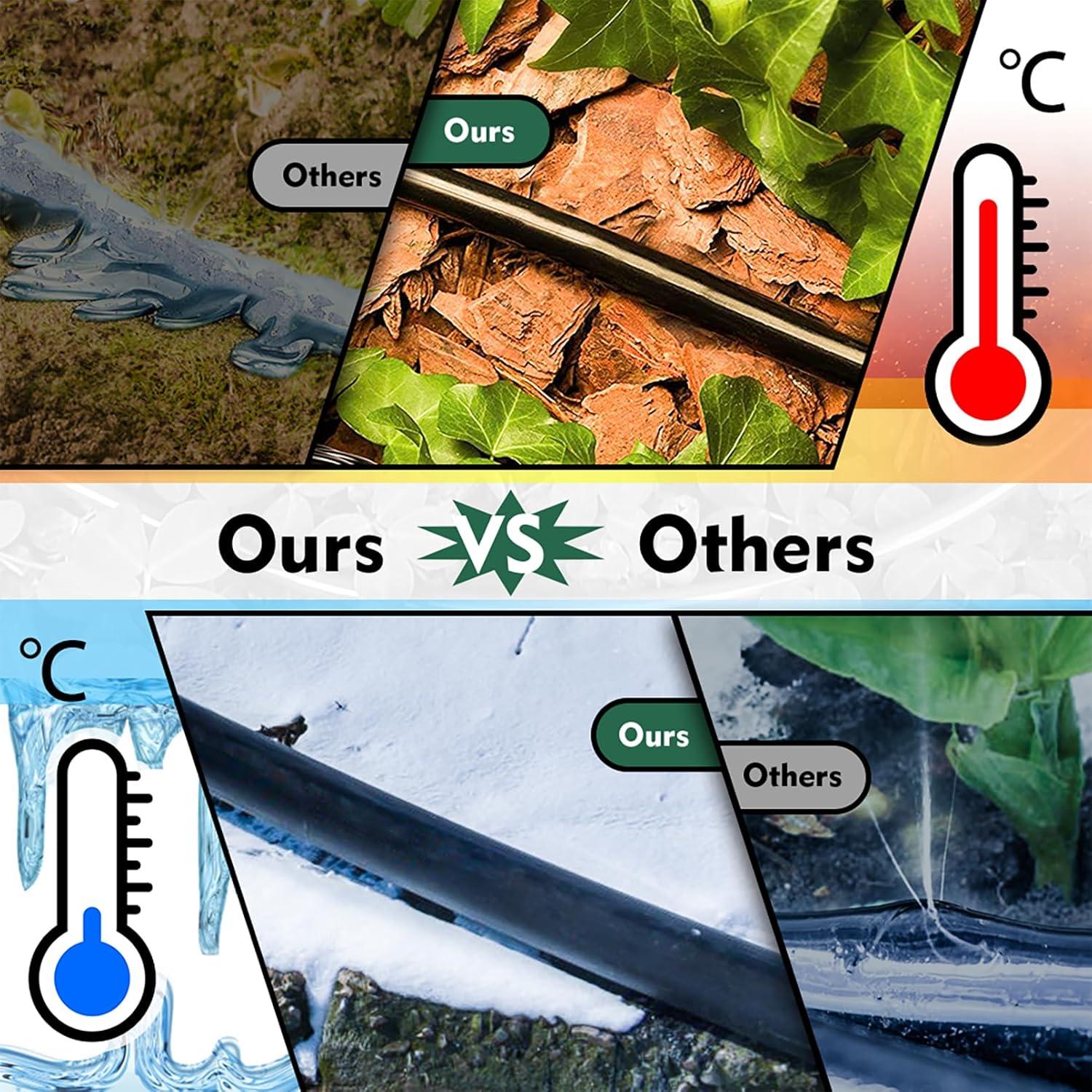 Tubo de Riego por Goteo 200FT 1/4" Bluepro Negro