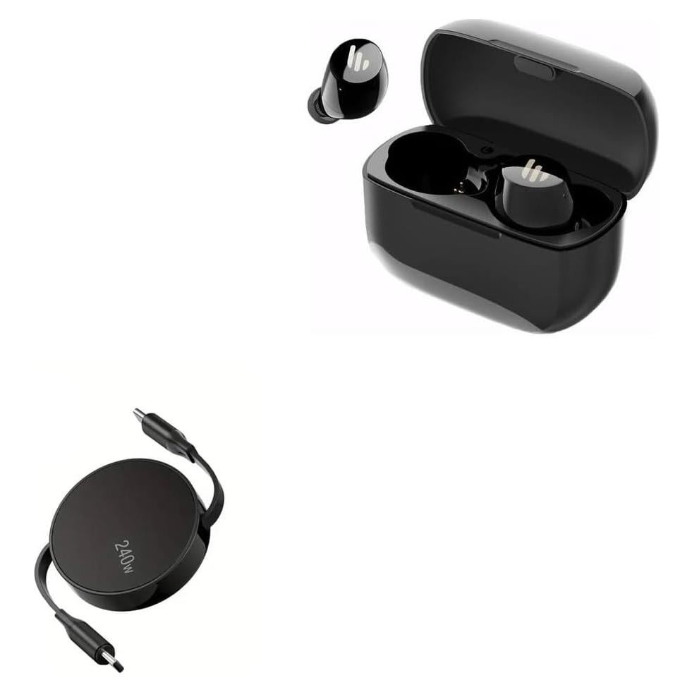 Cable Retráctil BoxWave USB Tipo-C 240W Compatible Edifier TWS1