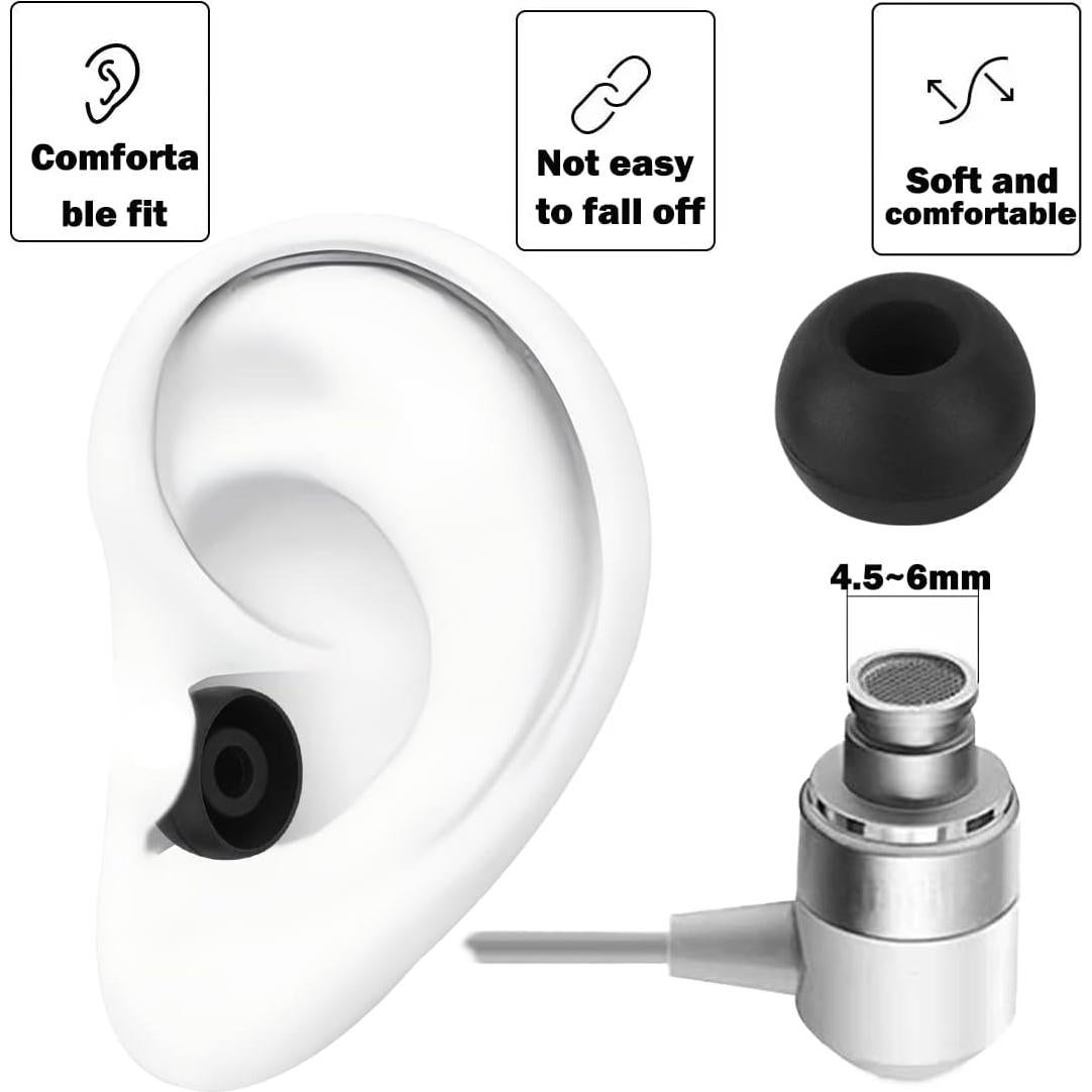 Puntas de Repuesto para Auriculares DMZHY Silicona 9 Pares SML