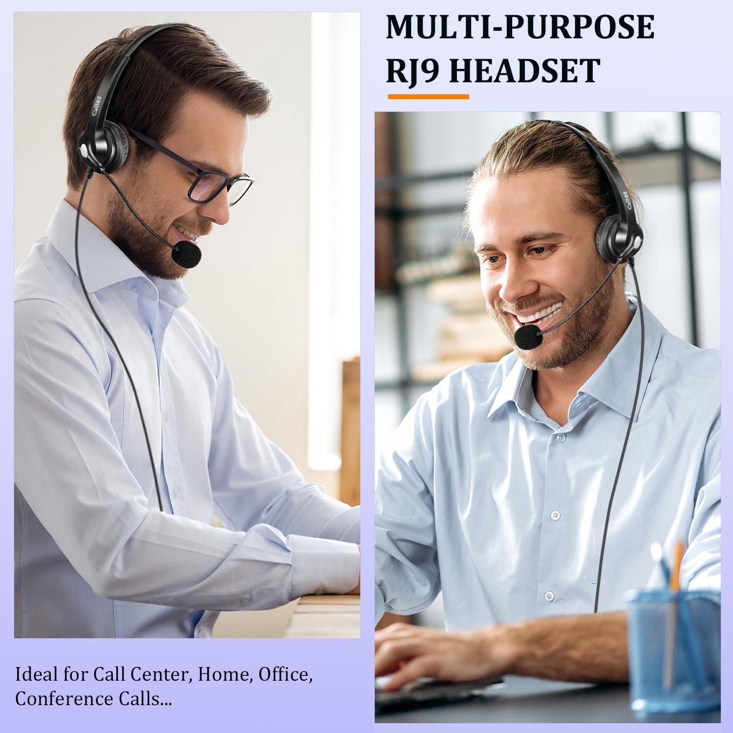 Auricular Callez RJ9 con Micrófono Cancelación de Ruido