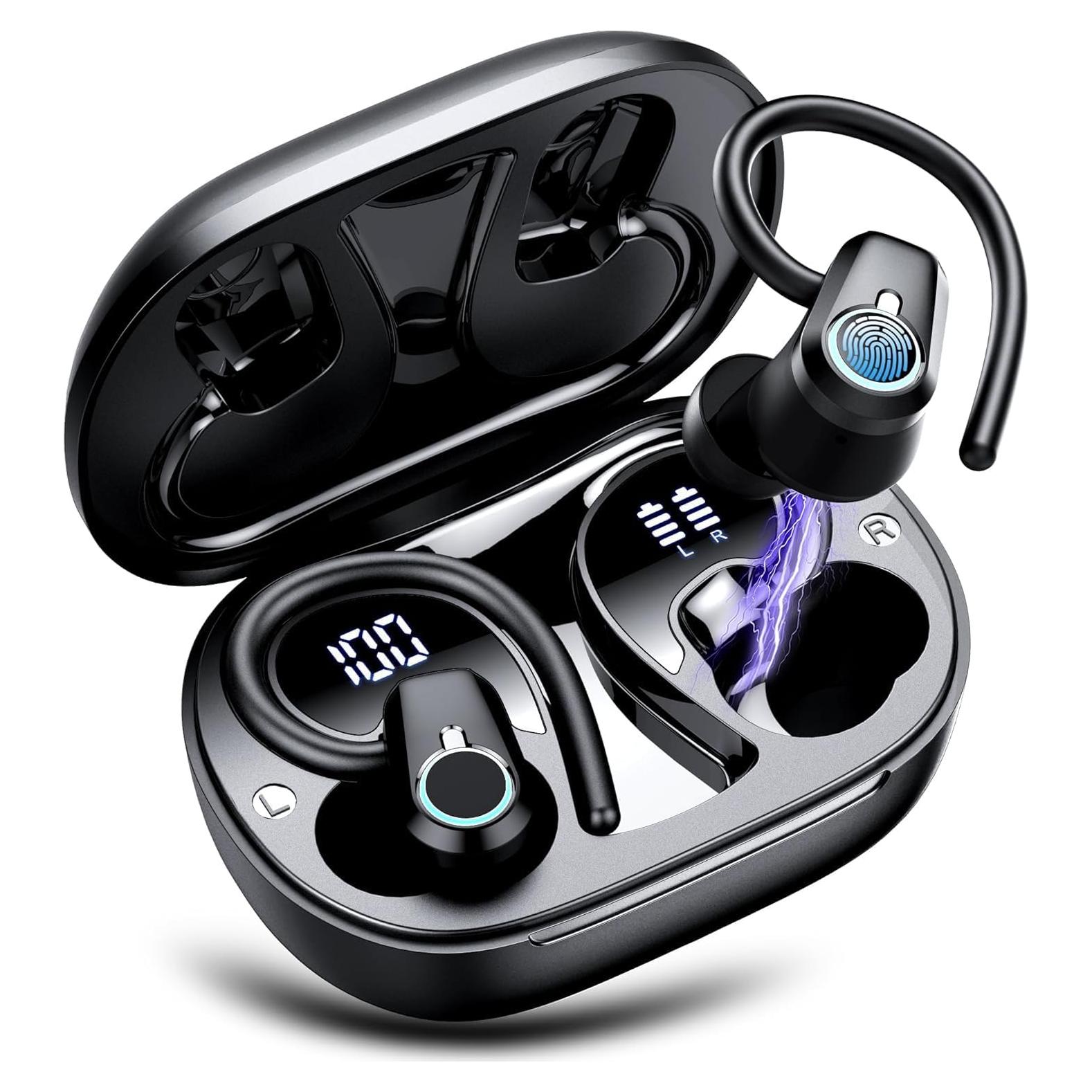 Auriculares Inalámbricos Poounur H9 Bluetooth 5.3 Impermeables