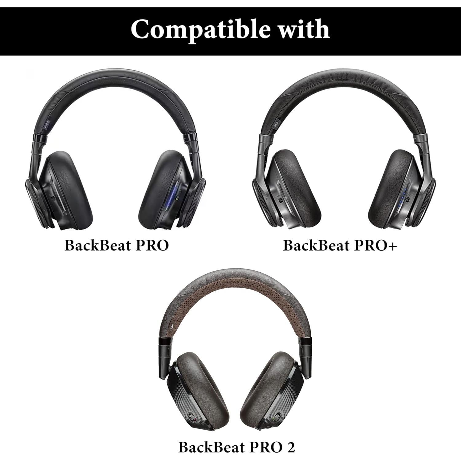 Cubierta de Banda para Auriculares GEEKRIA Negro Compatible Plantronics