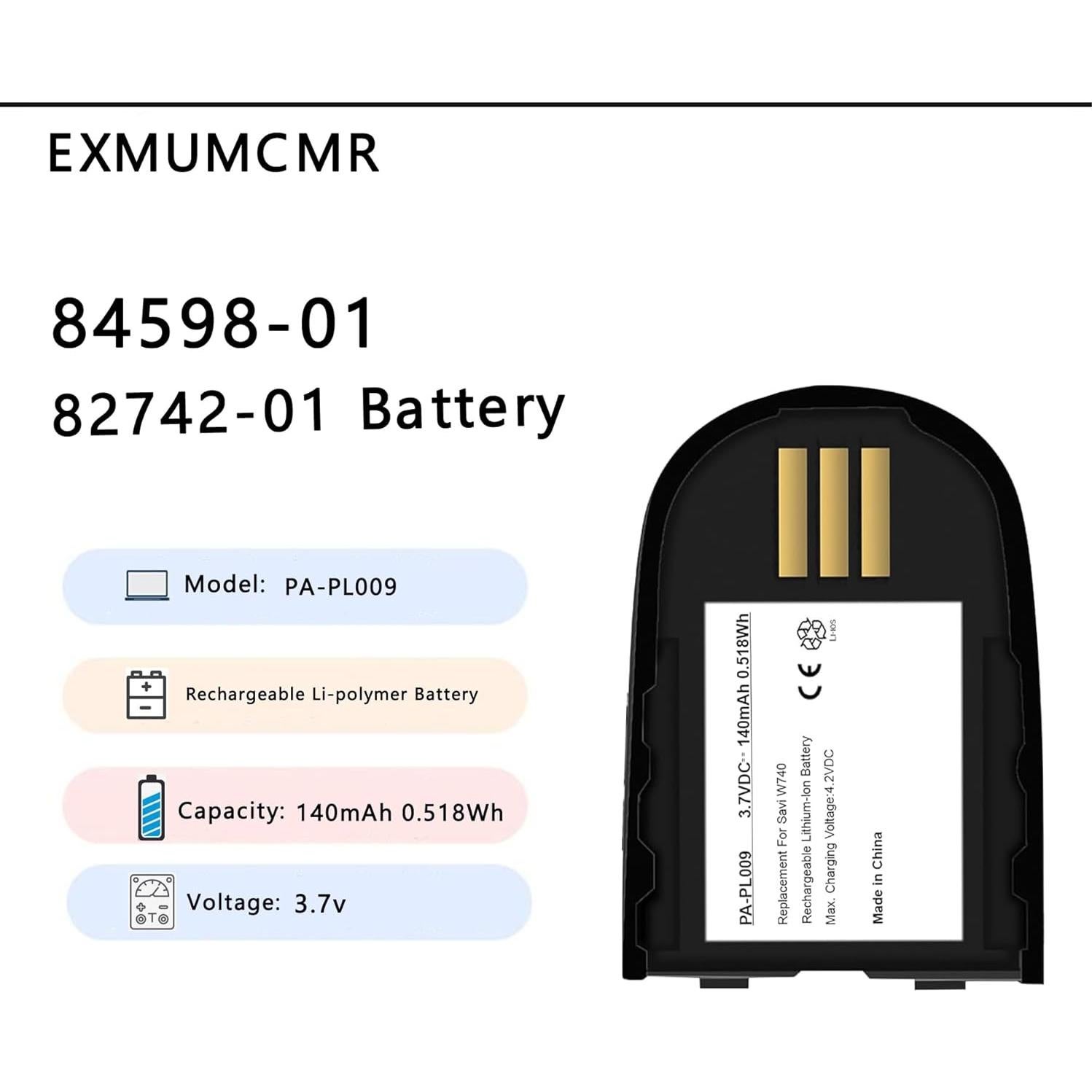 Batería Li-Polímero FENGMAI para Plantronics Savi W740 W745