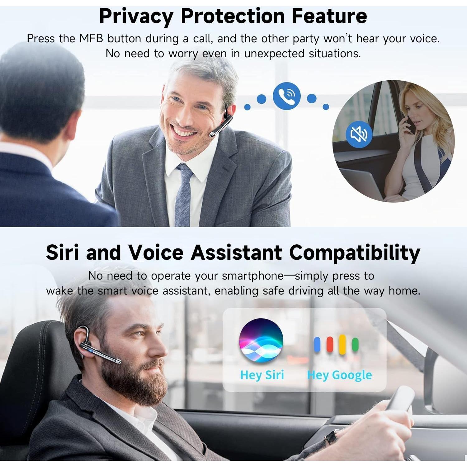 Auricular Bluetooth Boytond YYK-520, 100h Conversación, CVC8.0