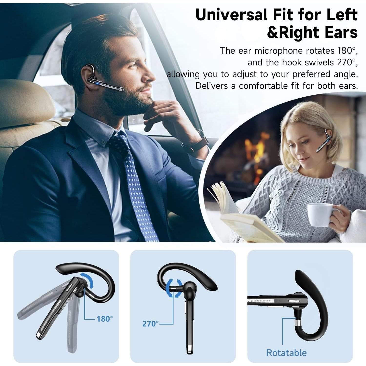 Auricular Bluetooth Boytond YYK-520, 100h Conversación, CVC8.0