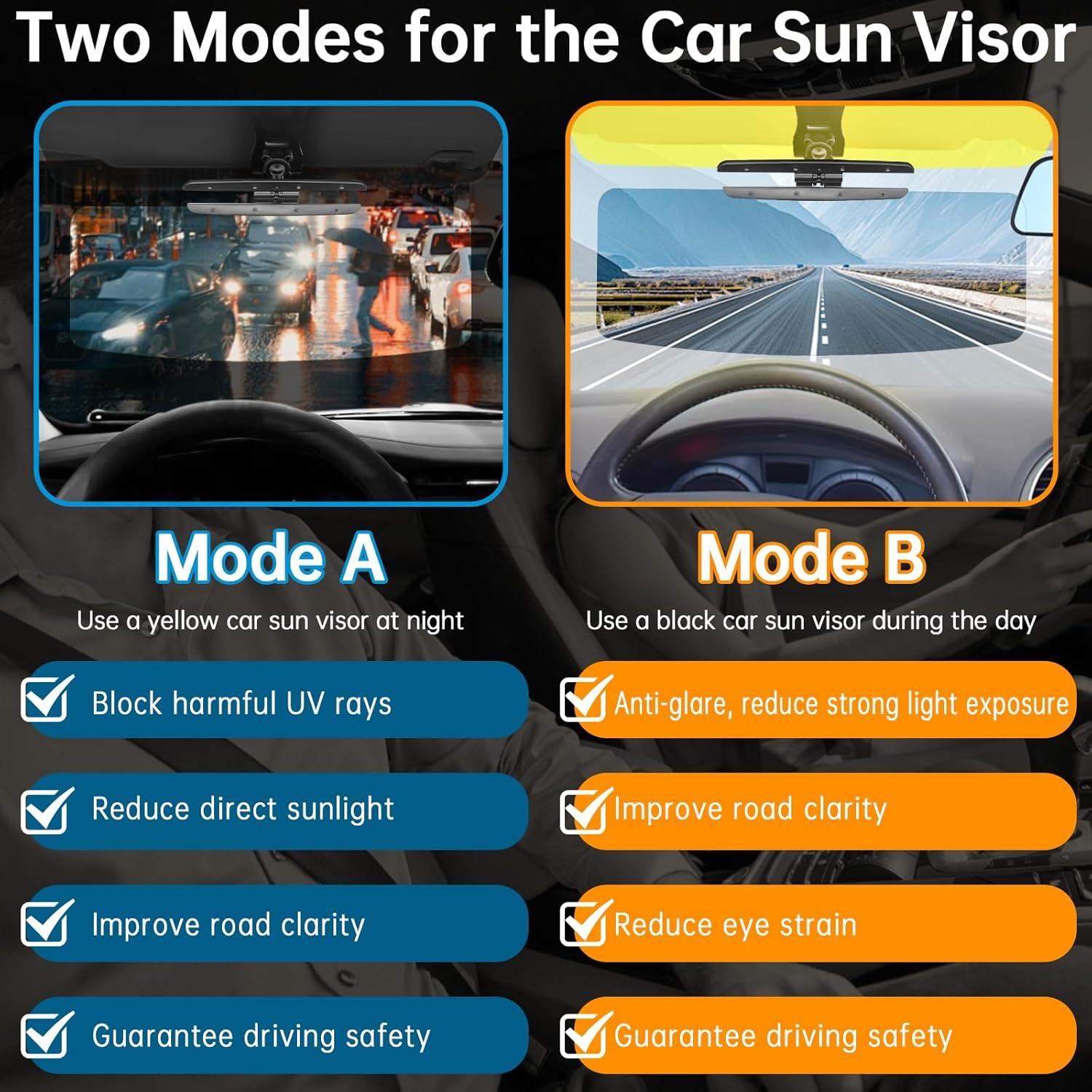 Extensor de Visera Solar DoouBao para Coche UV400 32x13cm