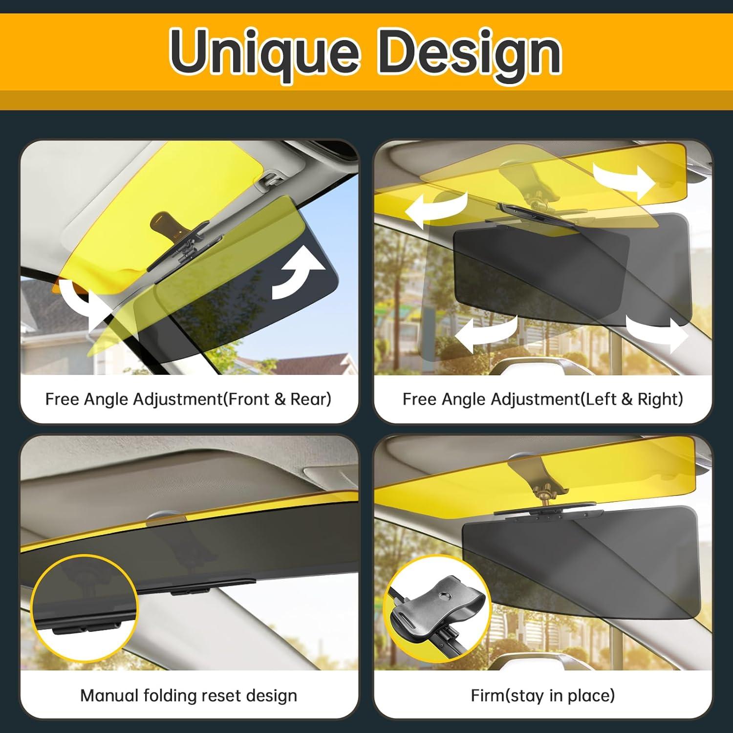 Extensor de Visera Solar DoouBao para Coche UV400 32x13cm