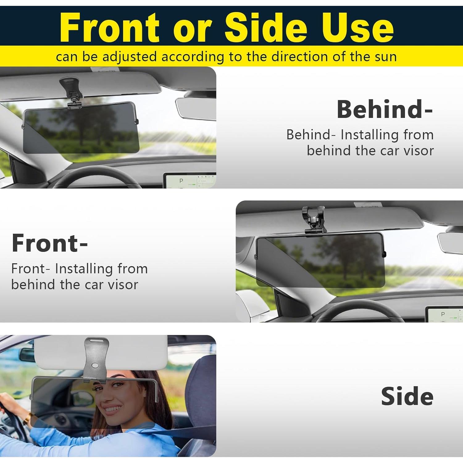 Extensor de Visera Solar DoouBao para Coche UV400 32x13cm