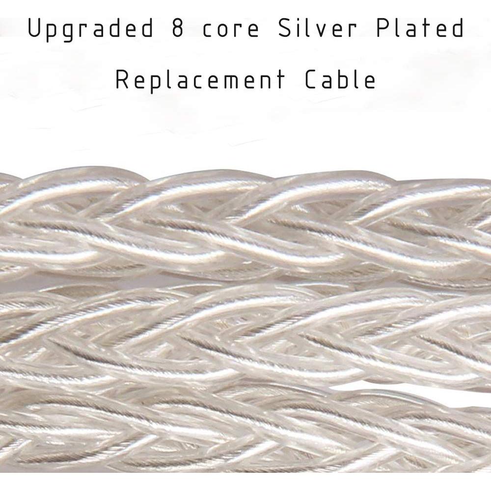 Cable de Reemplazo de Auriculares FEDAI MMCX 1.2m Plata