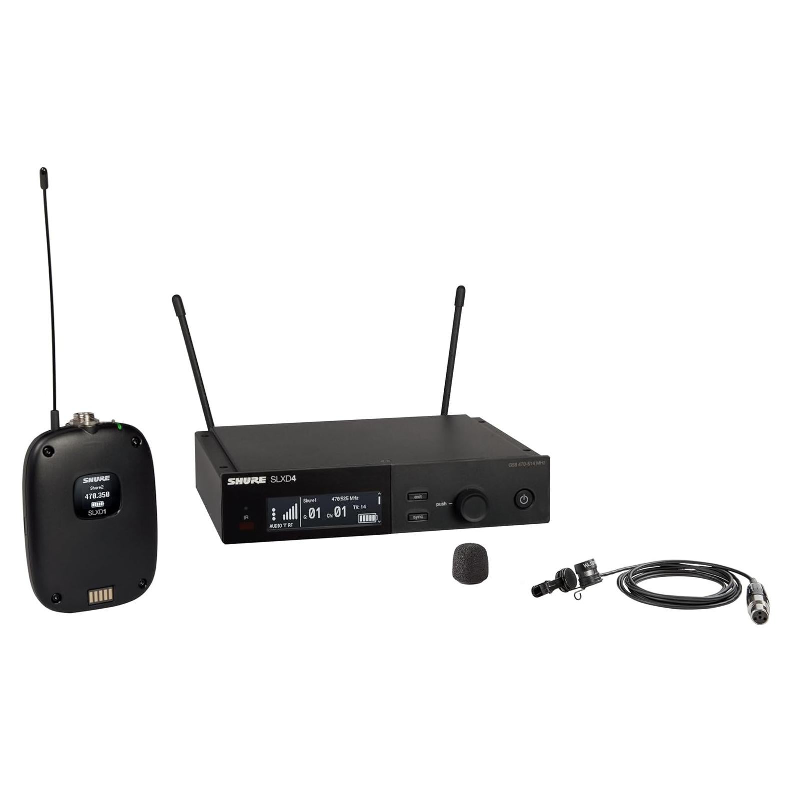 Sistema de micrófono inalámbrico Shure SLXD124/85M - 100m