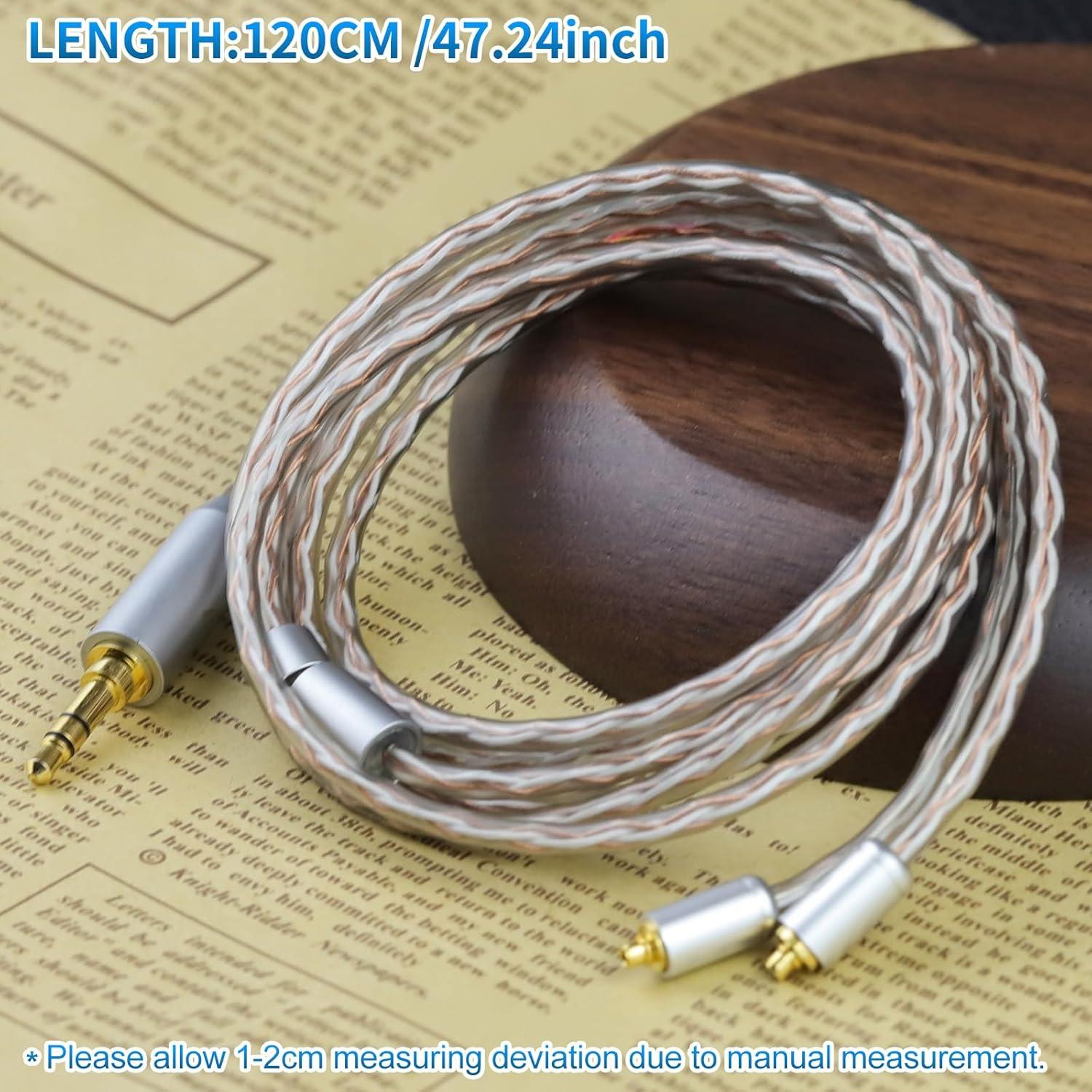 Cable de Actualización OKCSC 4 Núcleos MMCX a 3.5MM 1.2M