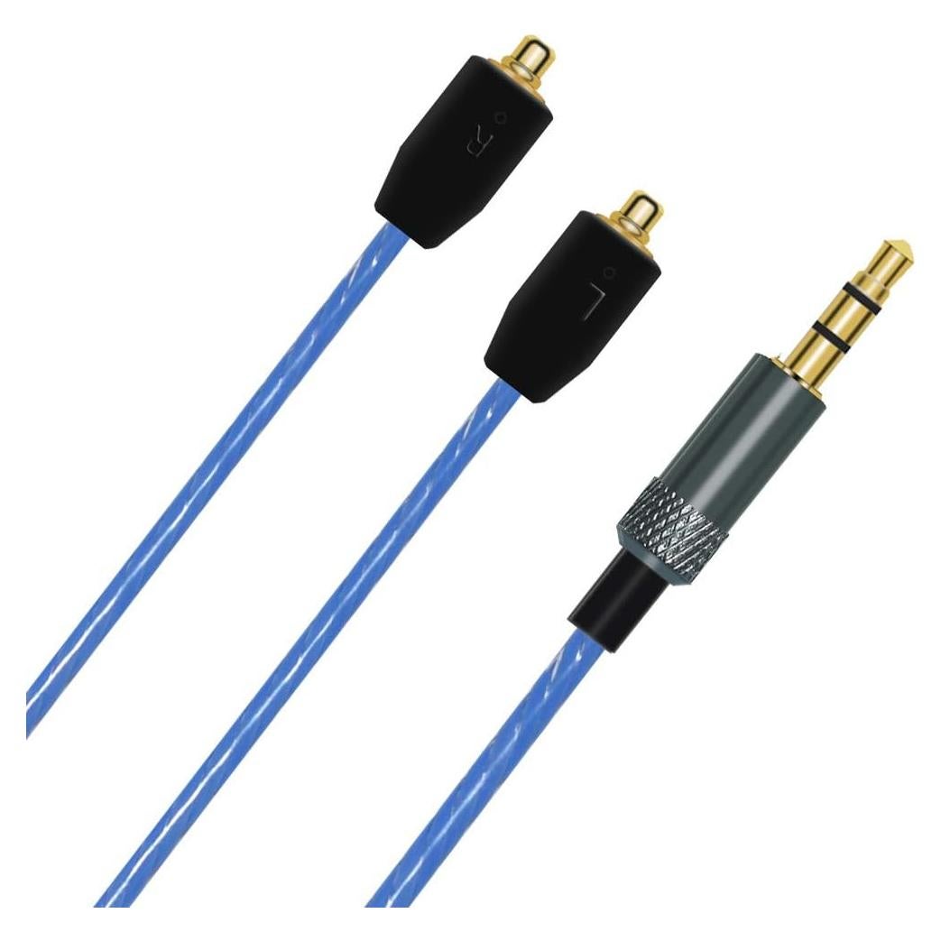 Cable de Auriculares MMCX 3.5mm Learsoon Azul 1.2m