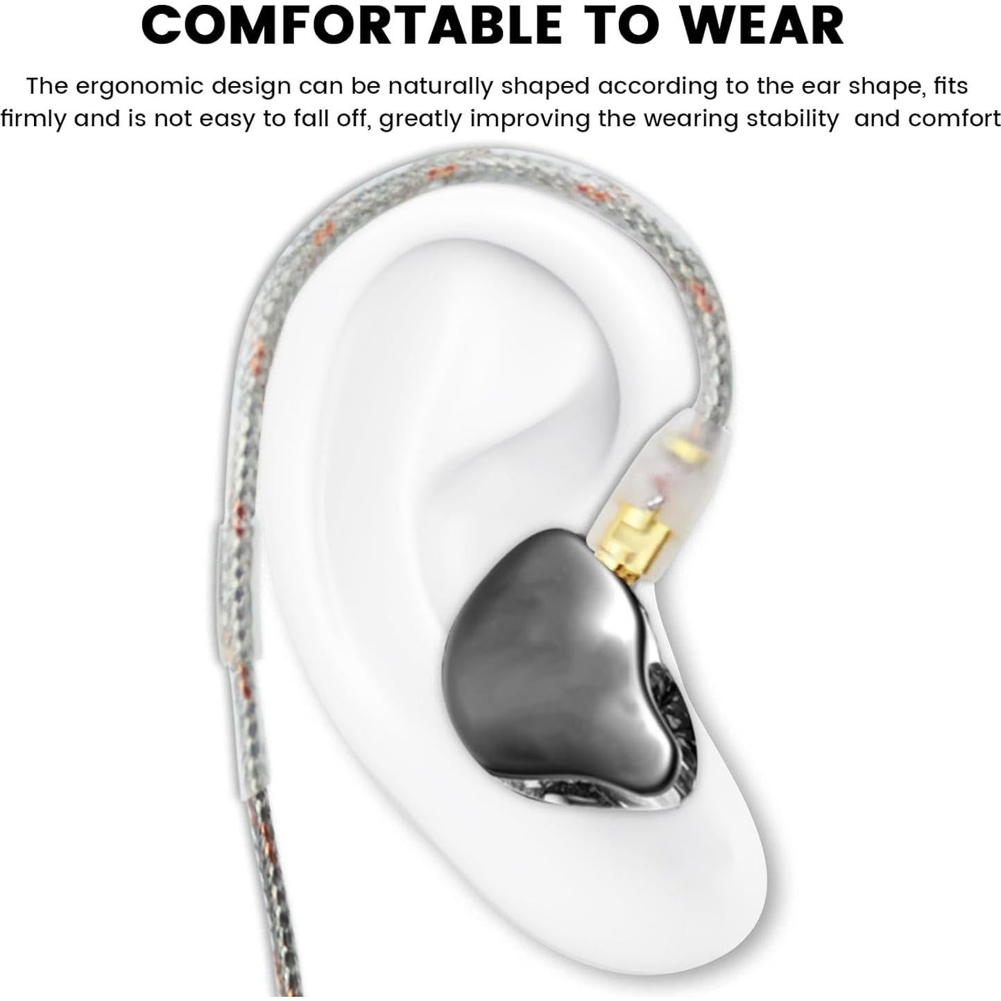 Cable de Reemplazo para Auriculares Toehube MMCX 1.6m