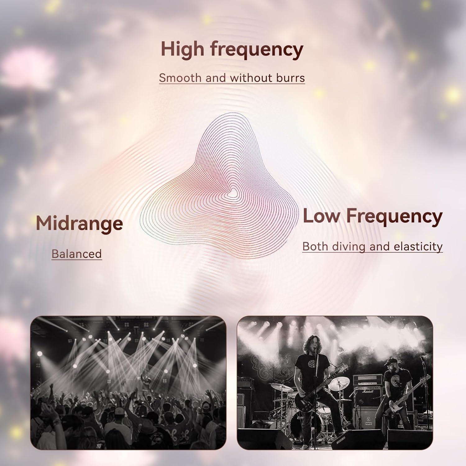 Cable MMCX 3.5mm KBEAR FunMusic 1.22m Cobre OFC Baño Plata