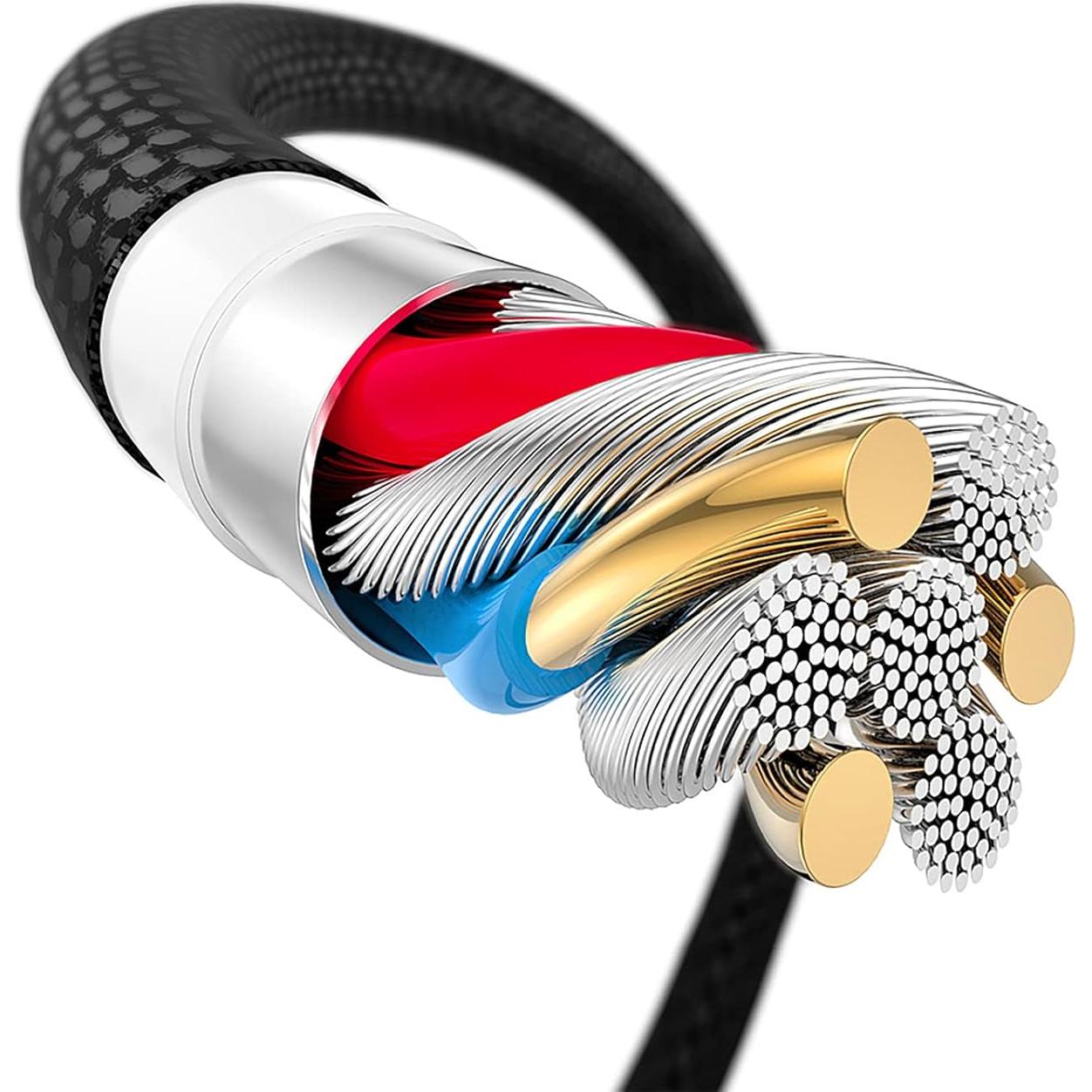 Cable de actualización MMCX 4.4mm OKCSC 1.31m chapado en oro