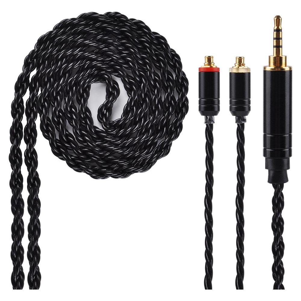 Cable de Reemplazo Balanceado KINBOOFI 2.5mm MMCX 119cm Negro