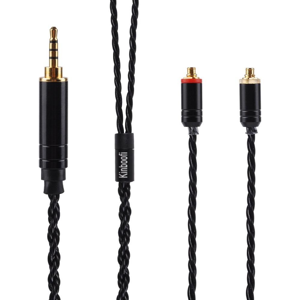 Cable de Reemplazo Balanceado KINBOOFI 2.5mm MMCX 119cm Negro