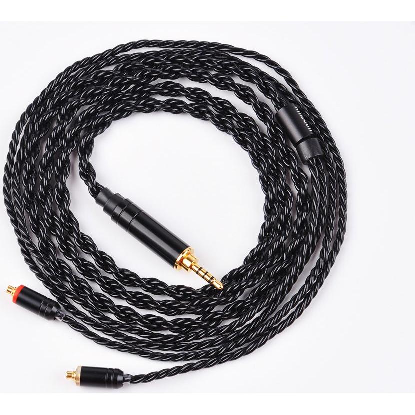 Cable de Reemplazo Balanceado KINBOOFI 2.5mm MMCX 119cm Negro